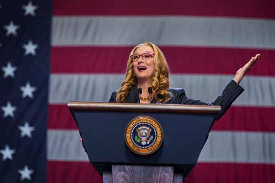 Meryl Streep as President Janie Orlean in Don't Look Up
