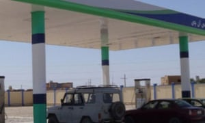 Petrol station in Sheberghan, Afghanistan that cost American taxpayers $43m.