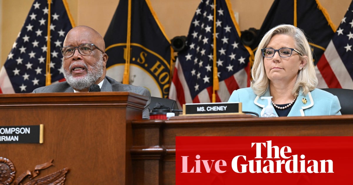 Jan 6 hearings: Trump ‘lit the fuse that led to horrific violence’, committee chair says – live