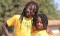 Two young Malawian boys with dreadlocks