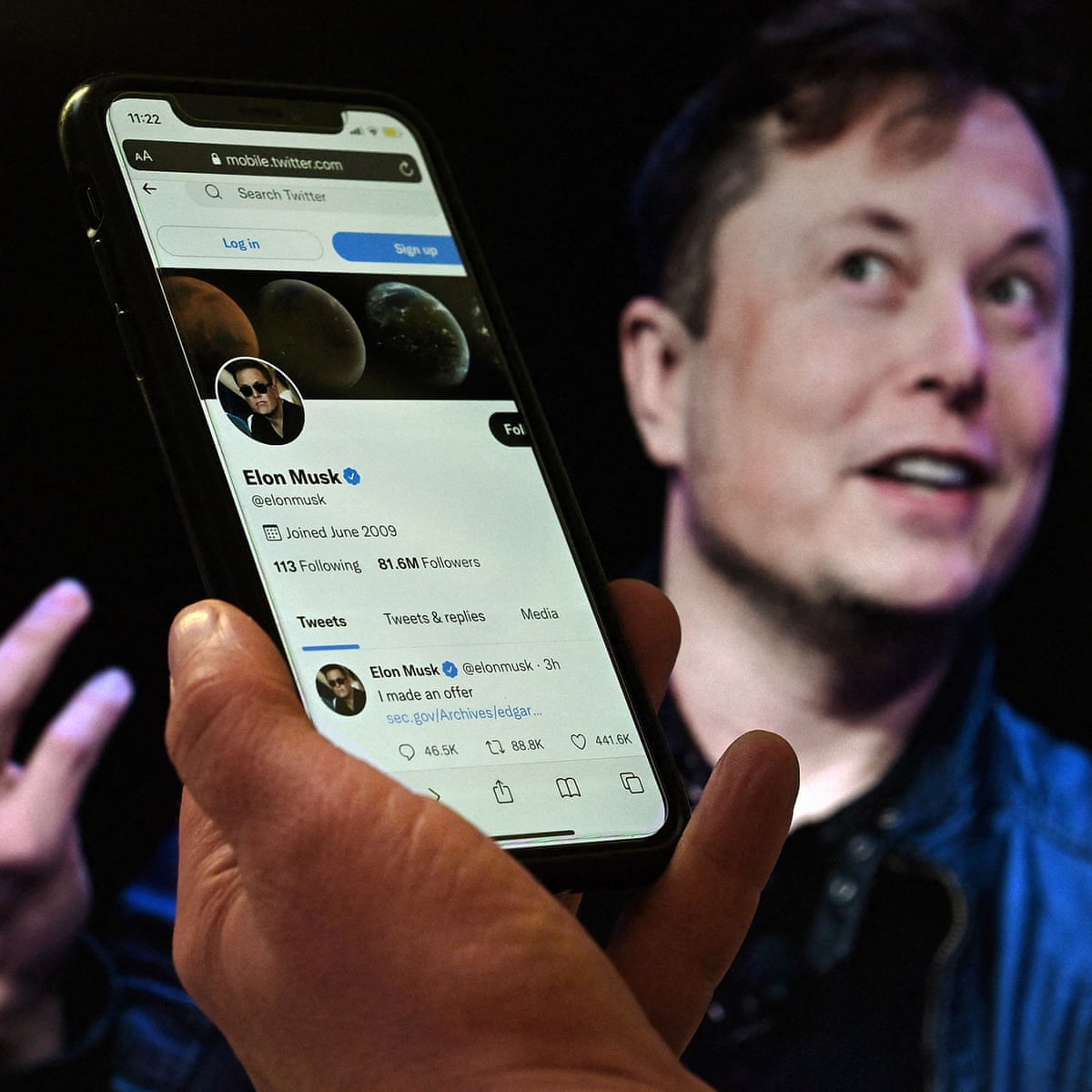 twitter poised to agree $46.5bn takeover with elon musk, reports say | twitter | the guardian
