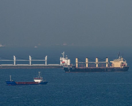 Ukraine war briefing: Russia behind deadly strike on cargo ship, says Ukraine, as Putin thanks North Korea