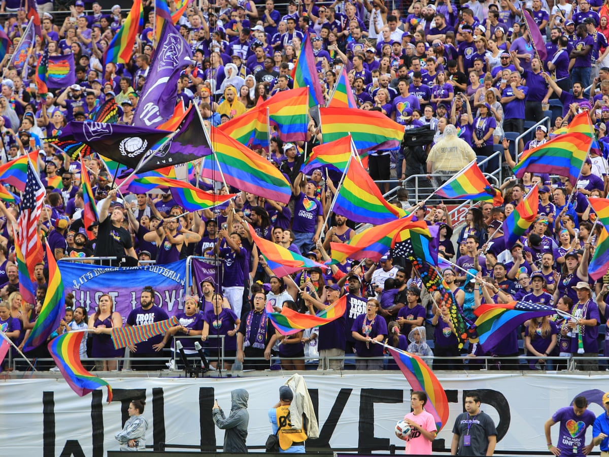 Orlando Pride apologize for disallowing fans' banner mentioning word 'gay' | NWSL | The Guardian