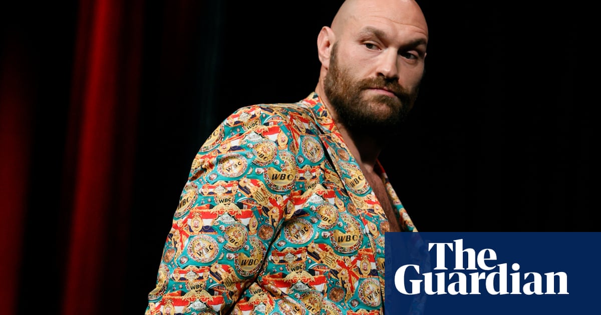 Tyson Fury: ‘Anxiety is one of the worst things anybody could have’