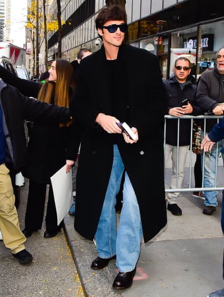 Jacob Elordi is seen outside the “Today” show on 24 October 2023 in New York City.