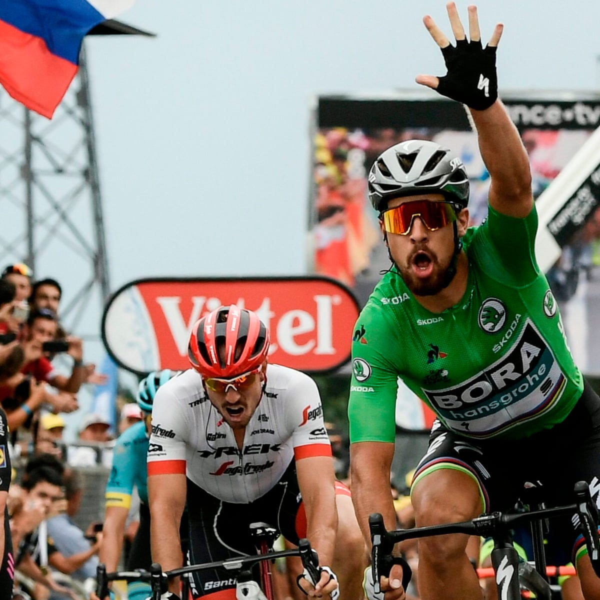 Peter Sagan Wins Stage As Prudhomme S Call For Tour Calm Goes