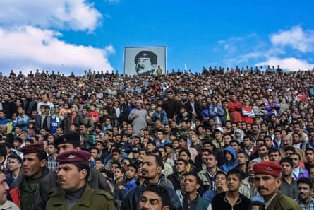 Sean Smith’s photograph of the last football match in Baghdad before the invasion in 2003.