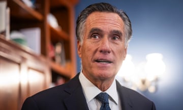 Mitt Romney on Capitol Hill in Washington DC on 13 September 2023.