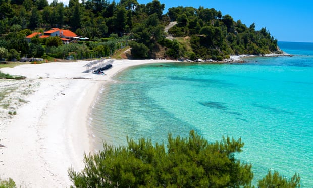 uma praia grega