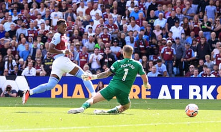 Burnley will pose a better barometer of Aston Villa’s rapid rise under Unai Emery | Aston Villa 5 Jhon Durán completes Aston Villa’s 4-0 win against Everton