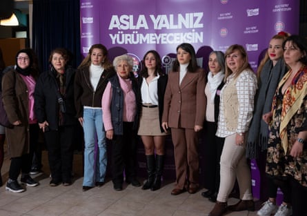 A press conference for the release of the 2025 data the We Will Stop Femicide Platform collected, of suspicious deaths, femicides, and the associated circumstances, at a union office in Kadıköy, Istanbul, Turkey.