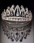 A diamond tiara that belonged to Marie-José.