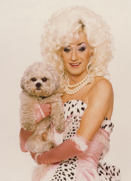 Lily Savage presented the BBC’s celebrity game show Blankety Blank in the late 1990s.
