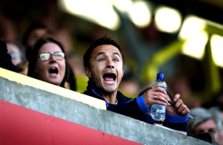 Dennis Wise during his time as Millwall player-manager.