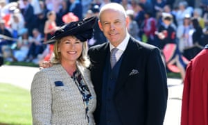 Clive Woodward and Jayne Williams arrive