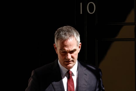 Peter Kyle leaves Number 10 Downing Street after attending a cabinet meeting in central London in May 2026.