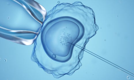 3d  rendered medically accurate illustration of an invitro fertilization
