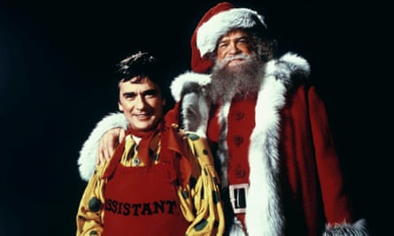 Dudley Moore and David Huddleston in Santa Claus: the Movie
