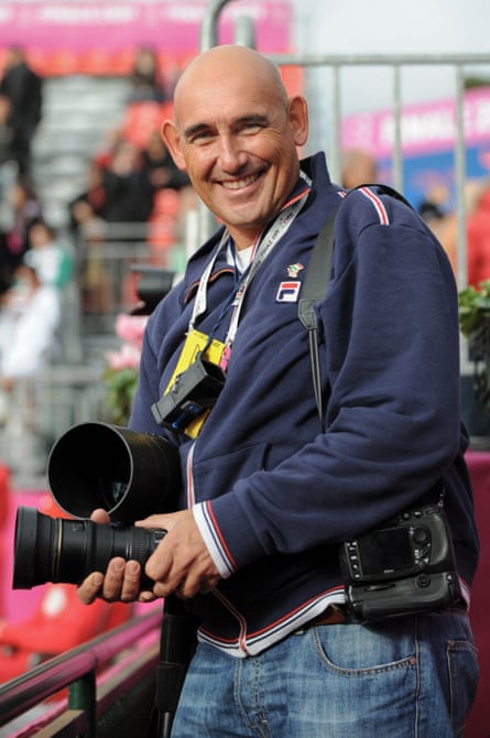 Tennis photographer Ray Giubilo.