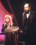 ‘Pandemonium’ … the 1989 Brit awards, hosted by Samantha Fox and Mick Fleetwood
