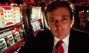 Donald Trump attends the opening of his new casino, the Taj Mahal, in Atlantic City, New Jersey, in 1989.