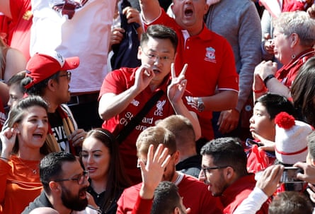 May 12: Liverpool fans react to false rumours about the score at Manchester City while watching their side face Wolves on the final day.