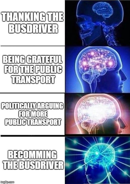 A meme posted in the Facebook group of young urbanists, New Urbanist Memes for Transit-Oriented Teens.