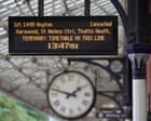 Rail passengers get automatic right to switch operators for free when trains are cancelled