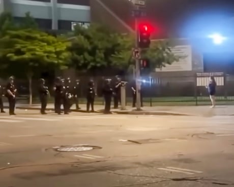 Los Angeles police officers filmed shooting woman point-blank with ‘less lethal’ round
