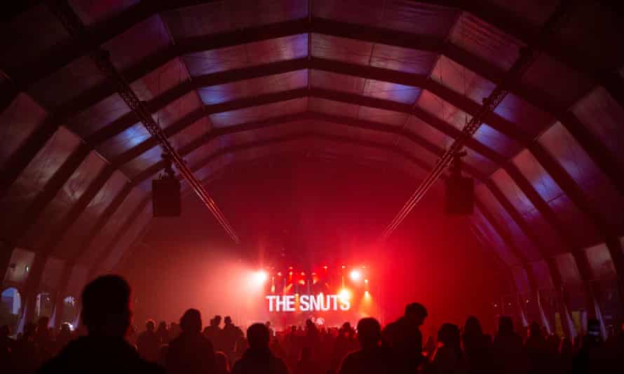 At first, peace seems possible … the Snuts perform at the Edinburgh international festival.