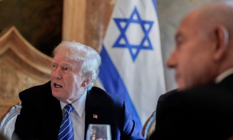 Donald Trump and Benjamin Netanyahu at Mar-a-Lago, Florida, in July 2024.