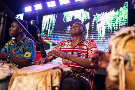 Palenque folkloric group performs at the Drum Festival