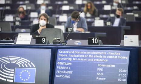The council and commission statements about the pandoras papers and the implications on the efforts to combat money Laundering, tax evasion and avoidance at the European Parliament in Strasbourg eastern France