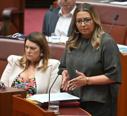 Greens senator Mehreen Faruqi and Sarah Hanson-Young