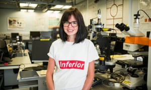 Jess Wade, who has written hundreds of articles to combat Wikipedia’s gender bias.