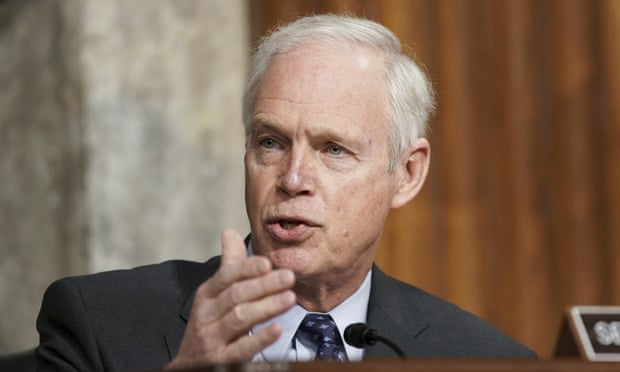 Ron Johnson at the US Capitol in Washington DC on 3 March. 