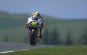 Valentino Rossi made his 125cc Grand Prix debut in 1996 as a fresh-faced 17-year-old, achieving some impressive results during the season. However, Rossi came into his own in the following year. Here he is riding his Aprilia RS125e at the Italian Motorcycle Grand Prix at Mugello in 1997.