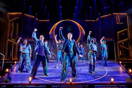 The Cast of The Lightning Thief at The Other Palace.