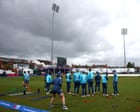 England v New Zealand: start of second women’s cricket ODI delayed by rain – live