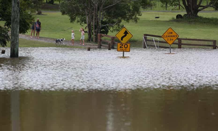 Local flooding in Cooran on the Sunshine Coast