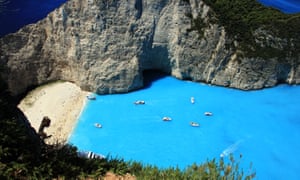 Navagio beach on Zakynthos island