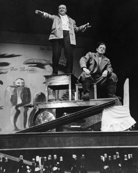 Influential … a performance of Mr Puntila and His Man Matti in the Berliner Ensemble theatre in 1949.