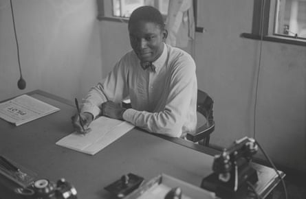 Nnamdi Azikiwe, founder of the West African pilot, in 1937.