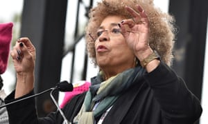 Activist Angela Davis, who cast her first-ever vote for a major political party in supporting Obama in 2008.