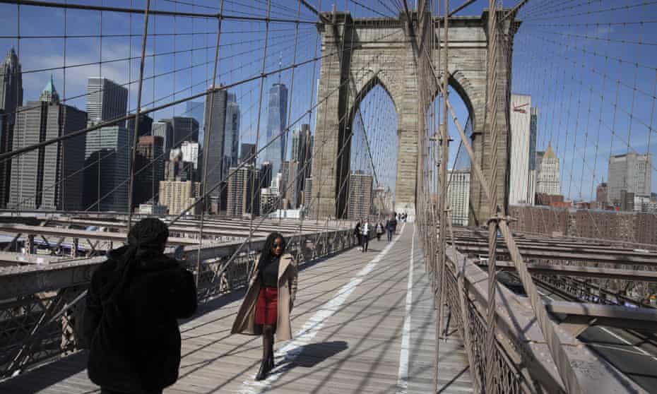 The Brooklyn Bridge opened in 1883 to connect Brooklyn with Manhattan, and is popular with commuters and tourists. But the bridge is narrow and overcrowding is common.