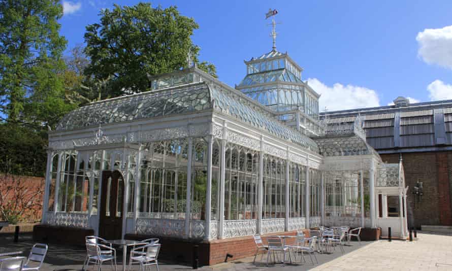 The magnificent Victorian conservatory at the Horniman Museum, south-east London. Boston rescued it from dereliction at the Horniman family home in Croydon and had it rebuilt in the museum’s gardens.