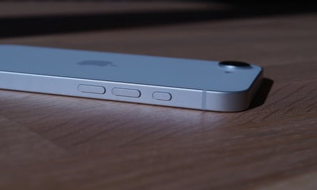 The action button on the side of the iPhone 16e
