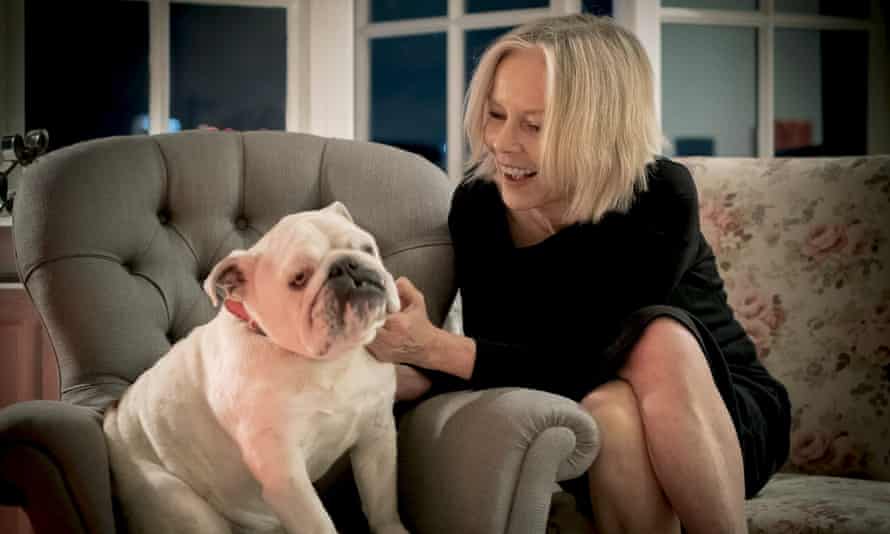 Jo Good with a four-footed friend in Dogs and the City