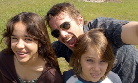 Lorelei Linklater, Ethan Hawke et Ellar Coltrane dans Boyhood.