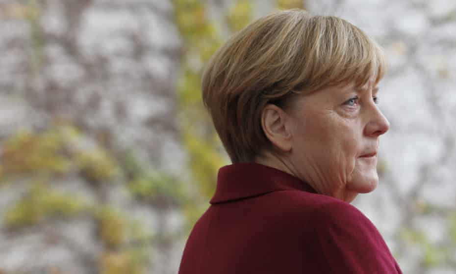 The German chancellor, Angela Merkel, in Berlin on Friday